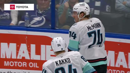 McMann tucks it home