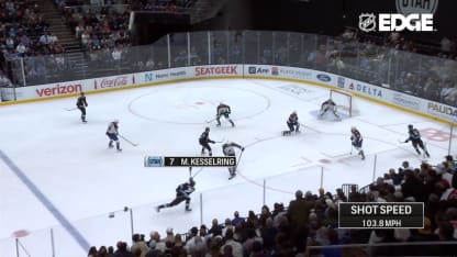 NHL EDGE: Kesselring's blistering one-timer