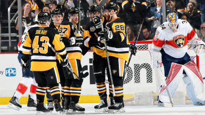 Penguins celly win vs Panthers