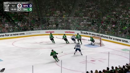 WPG@DAL: Oettinger with a great save against Gabriel Vilardi