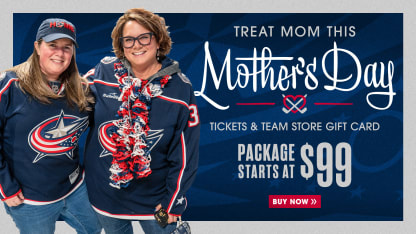 blue jackets mothers day ticket offer