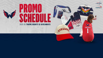Capitals Announce 2025-26 Promotional Calendar