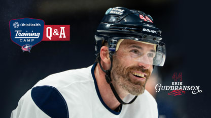 blue jackets training camp interview erik gudbranson