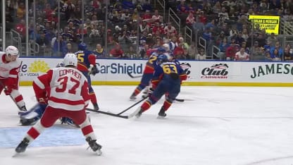 Compher buries opening goal