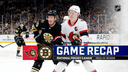 Ottawa Senators Boston Bruins game recap April 16