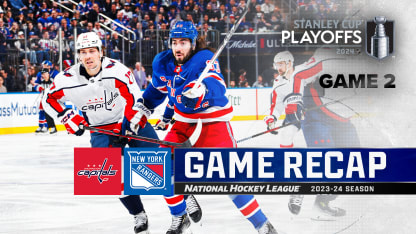 Washington Capitals New York Rangers Game 2 recap April 23