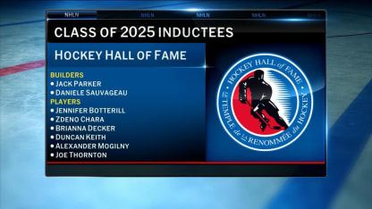 NHL Tonight reveals 2025 Hockey Hall of Fame Class