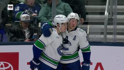 VAN@CBJ: Boeser scores PPG against Elvis Merzlikins