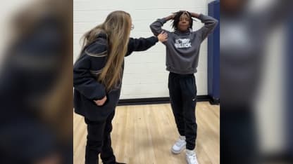 Capitals surprise Last of Us actor Keivonn Woodward puck drop