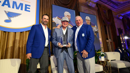 Kelly Chase accepts 2026 True Blue Award