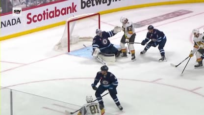 Karlsson anota con su patín