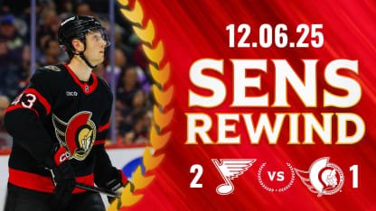 Sens Rewind: Sens Fall Short to the Blues