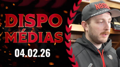 Linus Ullmark dispo médias après le match contre BUF