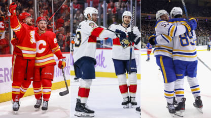 Calgary, Florida y Buffalo dominaron la acción del Lunes en la NHL