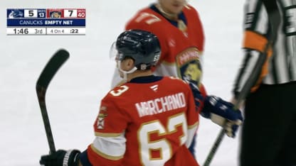 FLA vs. VAN: Marchand hits empty net
