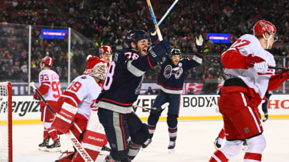 NHL Stadium Series 2025 - Blue Jackets gewinnen in heisser Schlussphase