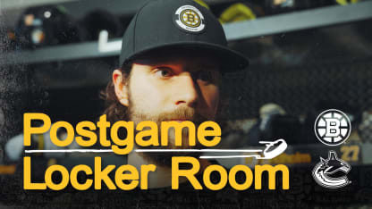 Locker Room Raw: Jeannot, Zacha, Kastelic and Swayman