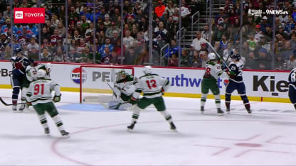 MIN@COL: Necas scores goal against Filip Gustavsson