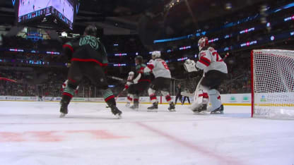 NJD@SEA: Evans scores goal against Jacob Markstrom