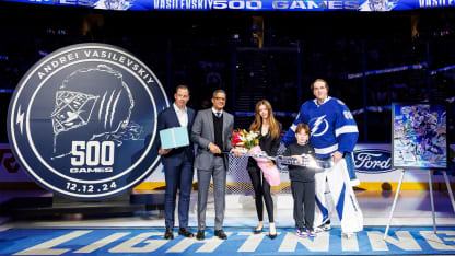 Vasilevskiy celebrates 500 games