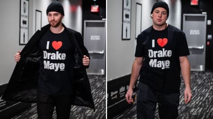 Bruins Drake Maye shirts