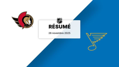 OTT vs STL | 28 11, 2025 | Résumé