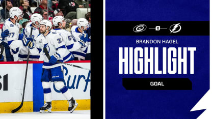 TBL at CAR | Sabourin sets up Hagel
