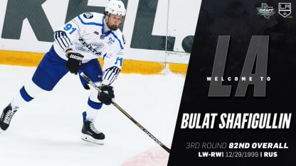 Bulat Shafigullin LA Kings 2018 NHL Draft