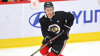 Connor Bedard begins first Chicago training camp