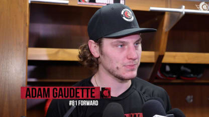 Adam Gaudette dispo médias - 4 novembre 