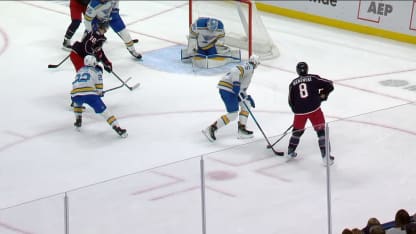 STL@CBJ: Werenski scores goal against Joel Hofer