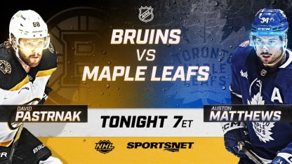 Bruins battle Maple Leafs tonight