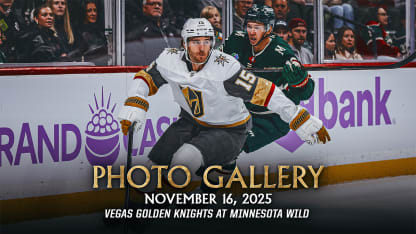 PHOTO GALLERY | Vegas Golden Knights at Minnesota Wild | Nov. 16, 2025