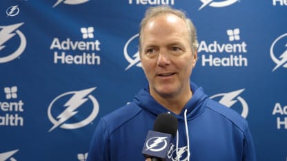 Jon Cooper | Pregame at Florida Panthers