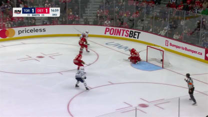 Bobby McMann with a Goal vs. Detroit Red Wings