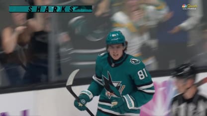 TOR@SJS: Gaudette scores empty-net goal