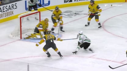 DAL@VGK: Bourque scores goal against Adin Hill