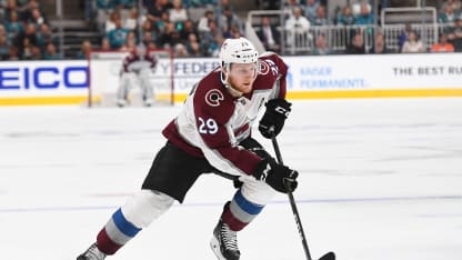 Nathan MacKinnon San Jose Sharks 2019 Stanley Cup Playoffs Playoffs Postseason Round 2 Game 1