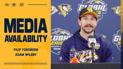 Media Availability: Filip Forsberg and Adam Wilsby