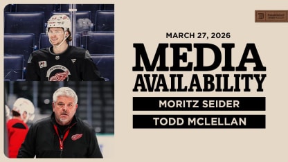 Moritz Seider, Todd McLellan Morning Skate