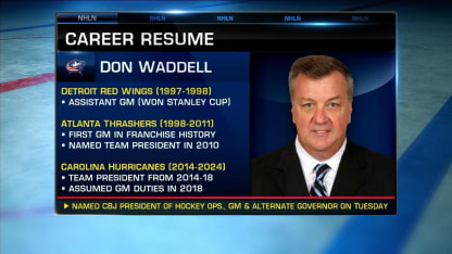 Don Waddell joins Blue Jackets