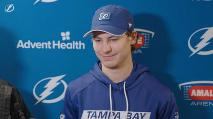 Yanni Gourde | Pregame vs Buffalo Sabres