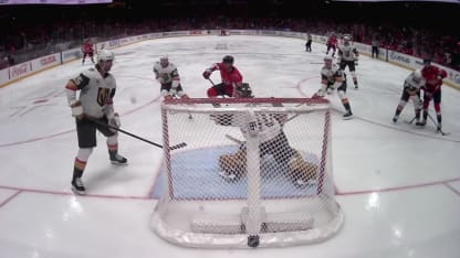 VGK@WSH: Dubois scores goal against Akira Schmid