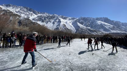 Pakistan outdoor hockey rinks NHL Green initiative