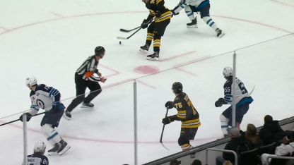 WPG@BOS: Aspirot scores goal against Connor Hellebuyck