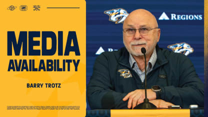 Media Availability: Barry Trotz