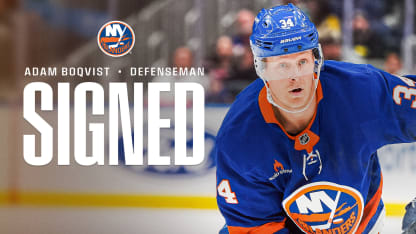 Islanders Sign Boqvist