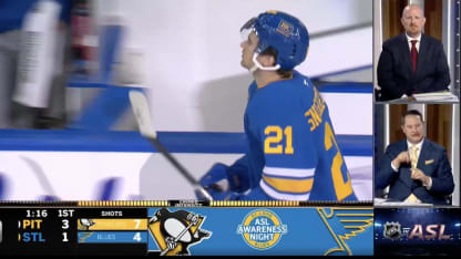 NHL in ASL: Snuggerud nets 20th of the year