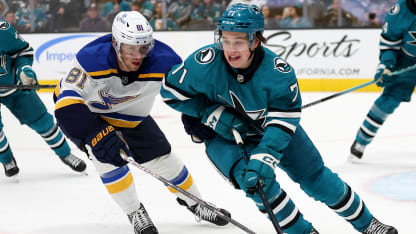 St Louis Blues San Jose Sharks game recap October 10