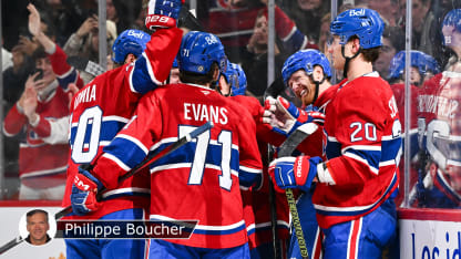 Canadiens goal badge Boucher